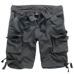 Szorty bushcraft męskie Brandit Urban Legend Vintage Grafitowe. Szare szorty sportowe męskie Brandit, bez wzorów, vintage. Za 239.50 zł.