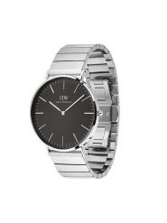 Daniel Wellington Zegarek DW00100774 Srebrny. Szare, analogowe zegarki męskie Daniel Wellington, srebrne. Za 639.99 zł.