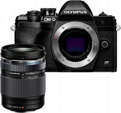 Aparat Olympus OM-D E-M10 Mark IV Czarny + 14-150mm f/4.0-5.6 (V207130BE040). Bezlusterkowce OLYMPUS. Za 5,084.00 zł.