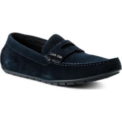 Mokasyny CALVIN KLEIN - Ivan F0504 Dark Navy. Niebieskie mokasyny męskie Calvin Klein, ze skóry, bez zapięcia. W wyprzedaży za 529.00 zł.