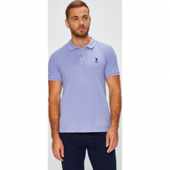 U.S. Polo - Polo. Szare koszulki polo męskie U.S. Polo, z bawełny, polo, z krótkim rękawem. W wyprzedaży za 139.90 zł.