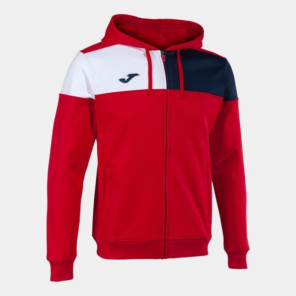 Bluza dresowa z kapturem Joma Crew V. Białe bluzy z kapturem męskie Joma, bez wzorów, z dresówki, z kapturem, na fitness i siłownię. W wyprzedaży za 170.70 zł.
