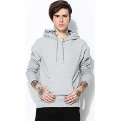Szara Bluza Hyped. Bluzy z kapturem męskie marki Born2be. Za 94.99 zł.