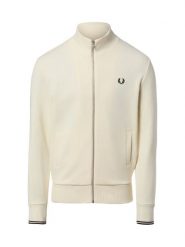Fred Perry Bluza męska Mężczyźni Bawełna (100%) biały jednolity, S. Białe bluzy bez kaptura męskie Fred Perry, m, bez wzorów, z bawełny, bez kaptura. Za 649.95 zł.