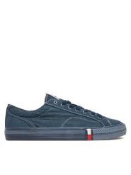 Tommy Jeans Tenisówki Archive Vulc. Y2K Washed Canvas EM0EM01720 Granatowy. Niebieskie trampki męskie Tommy Jeans, bez wzorów, z jeansu, bez zapięcia. Za 359.99 zł.