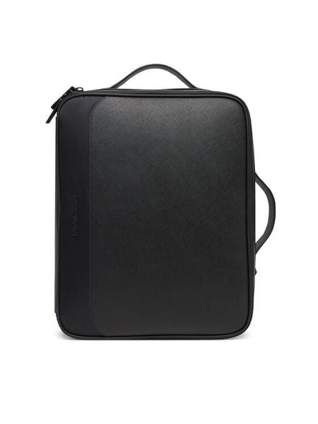Emporio Armani Torba na laptopa EM001782 AF13670 UC001 Czarny. Czarne torby na laptopa męskie Emporio Armani, bez wzorów, ze skóry. Za 1,239.00 zł.