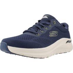 Tenisówki Skechers Model Arch Fit 2.0 Kolor Niebieski. Niebieskie trampki męskie Skechers, bez wzorów, z materiału, casualowe, bez zapięcia. Za 505.00 zł.