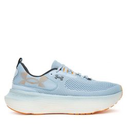 Buty do biegania Under Armour. Niebieskie buty do biegania męskie Under Armour, bez wzorów, bez zapięcia, do biegania. Za 479.99 zł.