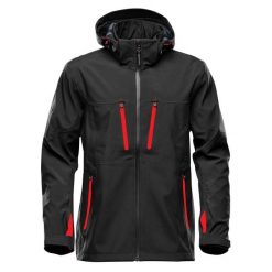 Męska Kurtka Patrol Soft Shell. Czarne kurtki męskie STORMTECH, m, bez wzorów, sportowe, bez ramiączek, bez kaptura. Za 933.99 zł.