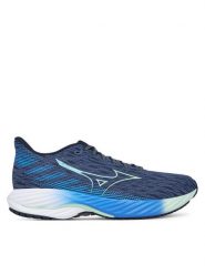 Mizuno Buty do biegania Wave Rider 28 J1GC2403 Niebieski. Niebieskie buty do biegania męskie Mizuno, bez wzorów, z materiału, bez zapięcia, do biegania. Za 439.99 zł.