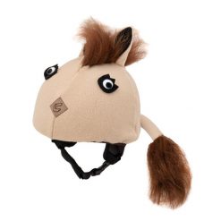 Czapka / nakładka na kask narciarski KOŃ. Czapki męskie CASCO, na zimę, bez wzorów, sportowe. Za 25.00 zł.