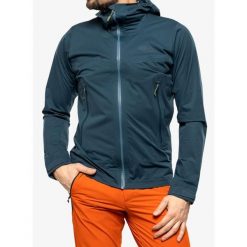 Kurtka z membraną męska Rab Kinetic 2.0 Jacket. Niebieskie kurtki męskie RAB, m, bez wzorów, bez ramiączek, bez kaptura. Za 899.99 zł.