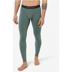 Legginsy termoaktywne męskie SUPER.NATURAL. Zielone bielizna termoaktywna męska super.natural, m, bez wzorów, bez ramiączek. Za 399.99 zł.