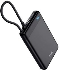 TRUST Powerbanka Fiera, 10000 mAh, S kabelem, 2x USB-C, černá. Powerbanki TRUST. Za 130.59 zł.