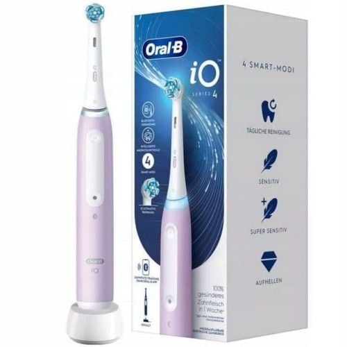Braun Oral-b szczoteczka elektryczna iO4 lawendowa. Fioletowe szczoteczki elektryczne BRAUN. Za 362.99 zł.