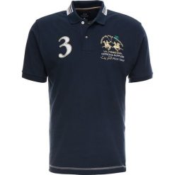 La Martina JEPSON Koszulka polo navy. Niebieskie koszulki polo męskie La Martina, z bawełny, polo. Za 789.00 zł.
