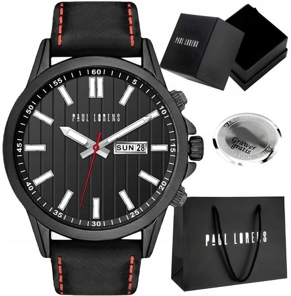 Zegarek męski Paul Lorens TORENT-1A3 Z GRAWEREM. Zegarki męskie Paul Lorens. Za 169.00 zł.