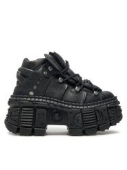 NEW ROCK Sneakersy M-WALL106-S12 Czarny. Czarne buty sportowe na co dzień męskie NEW ROCK, m, bez wzorów, ze skóry, rockowe, bez ramiączek, bez kaptura. Za 1,499.00 zł.