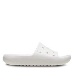 Klapki Crocs. Białe klapki i japonki męskie Crocs, bez wzorów. Za 109.99 zł.