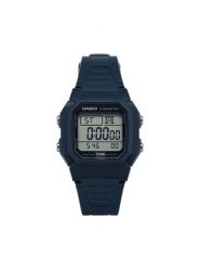 Casio Zegarek Digital W-800H-2AVES Granatowy. Niebieskie, cyfrowe zegarki męskie Casio. Za 159.99 zł.