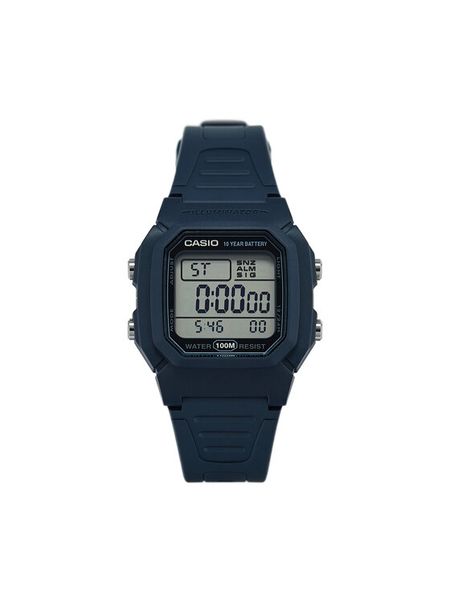 Casio Zegarek Digital W-800H-2AVES Granatowy. Niebieskie, cyfrowe zegarki męskie Casio. Za 159.99 zł.
