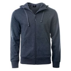 Bluza męska z kapturem Hi-Tec Silian II - ciemnoszara, Rozmiar L. Szare bluzy z polaru męskie Hi-tec, l, bez wzorów, z polaru, bez ramiączek, z kapturem. Za 104.99 zł.