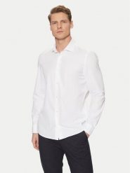 Marc O'Polo Koszula B21750442256 Biały Regular Fit. Białe koszule męskie Marc O'Polo, m, bez wzorów, z bawełny, bez kołnierzyka, bez ramiączek. Za 219.99 zł.