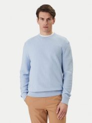 BOSS Sweter H-Imberto 50545283 Błękitny Regular Fit. Niebieskie kardigany męskie Boss, m, bez wzorów, z bawełny, bez ramiączek. Za 669.99 zł.