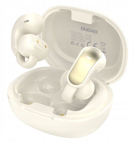 Słuchawki bezprzewodowe Dudao U20 Pro TWS Bluetooth - białe. Białe słuchawki bluetooth Dudao. Za 67.42 zł.
