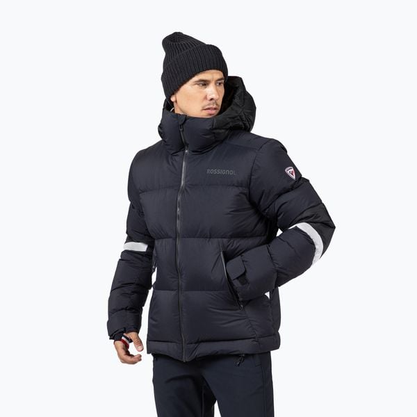 Kurtka narciarska męska Rossignol Daille Down. Czarne kurtki narciarskie i snowboardowe męskie Rossignol, na zimę, m, bez wzorów, bez kaptura, narciarskie. Za 1,959.00 zł.