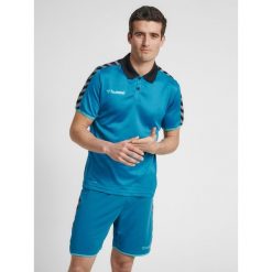 Polo Hummel hmlAUTHENTIC Functional. Białe koszulki polo męskie HUMMEL, m, bez wzorów, eleganckie, bez kołnierzyka, bez ramiączek. Za 160.30 zł.