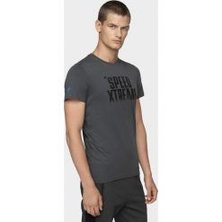 T-shirt męski TSM004 - antracyt. T-shirty męskie 4f. W wyprzedaży za 49.99 zł.
