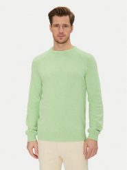 Blend Sweter 20717701 Zielony Regular Fit. Zielone kardigany męskie Blend, m, bez wzorów, z bawełny, bez ramiączek. Za 129.99 zł.