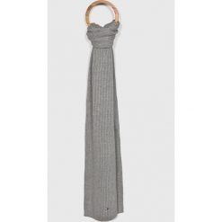 Tommy Hilfiger - Szalik. Szare szaliki męskie Tommy Hilfiger, z bawełny. Za 199.90 zł.