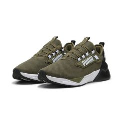Buty do biegania unisex Retaliate 3 PUMA. Czarne buty do biegania męskie Puma, bez wzorów, bez zapięcia, do biegania. Za 299.00 zł.