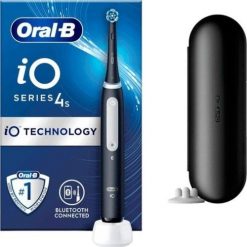 Szczoteczka elektryczna Oral-B iO4s Matt Black. Czarne szczoteczki elektryczne BRAUN. Za 337.99 zł.