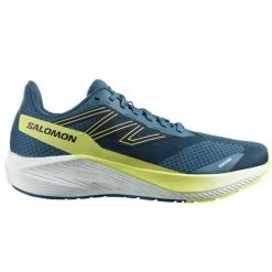 Buty do biegania męskie Salomon Aero Blaze. Niebieskie buty do biegania męskie Salomon, bez wzorów, z materiału, bez zapięcia, do biegania. Za 583.00 zł.