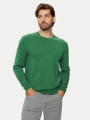 United Colors Of Benetton Sweter 10CVU1N60 Zielony Regular Fit. Zielone kardigany męskie United Colors Of Benetton, m, bez wzorów, z bawełny, bez ramiączek. Za 129.99 zł.