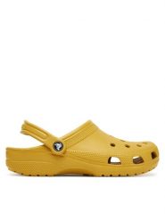 Crocs Klapki Classic Clog 10001 Żółty. Żółte klapki i japonki męskie Crocs, bez wzorów, z tworzywa sztucznego. Za 139.99 zł.