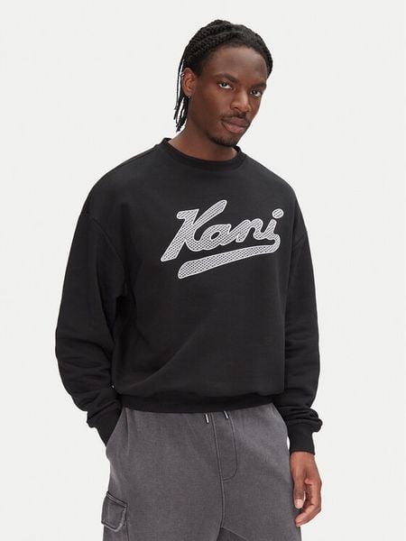 Karl Kani Bluza Varsity Palm PD00005661 Czarny Regular Fit. Czarne bluzy nierozpinane męskie Karl Kani, m, bez wzorów, z syntetyku, bez ramiączek, bez kaptura. Za 189.99 zł.