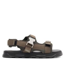 Sandały Badura. Brązowe sandały męskie Badura, bez zapięcia. Za 249.99 zł.