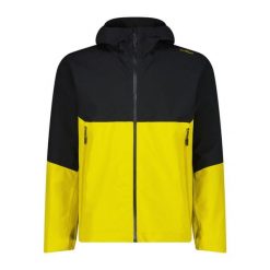 Kurtka z kapturem CMP. Żółte kurtki męskie CMP, m, bez wzorów, sportowe, bez ramiączek, z kapturem. Za 288.69 zł.