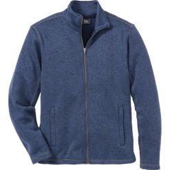Bluza rozpinana melanżowa z polaru Regular Fit bonprix niebieski melanż. Bluzy rozpinane męskie marki bonprix. Za 59.99 zł.