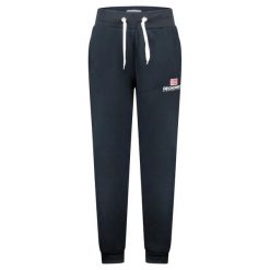Geographical Norway Jogging Pant MAX NAVY DB MEN 054 (WY7834H/GN/Navy). Niebieskie długie spodnie sportowe męskie Geographical Norway, na lato, bez wzorów, do biegania. Za 129.00 zł.
