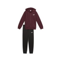 Młodzieżowy dres z bluzą z kapturem i zamkiem z poliestru PUMA Ruby Shimmer Red. Czerwona bluzy z kapturem męskie Puma, m, bez wzorów, z dresówki, z kapturem. Za 249.00 zł.