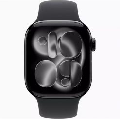 Zegarek Apple Watch Series 11 GPS + Cellular 46mm Jet Black Aluminium Case with Black Sport Band - M/L. Czarne zegarki smartwatch Apple. Za 2,699.99 zł.