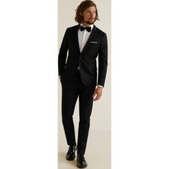 Mango Man - Marynarka Paulo. Czarne marynarki męskie Mango Man, z elastanu. Za 349.90 zł.