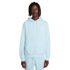 Bluza Z Polaru Dla Dorosłych Unisex Sportswear Club. Niebieskie bluzy z polaru męskie Nike, m, bez wzorów, z polaru, bez ramiączek, bez kaptura. Za 367.99 zł.