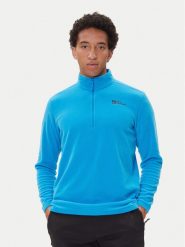 Jack Wolfskin Polar Taunus Hz 1709522 Niebieski Regular Fit. Niebieskie bluzy z polaru męskie Jack Wolfskin, m, bez wzorów, z polaru, sportowe, bez ramiączek, bez kaptura. Za 209.99 zł.