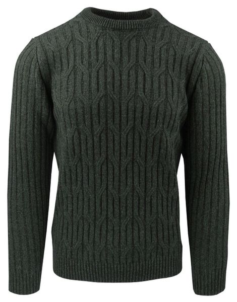 Męski Sweter, Okrągły Dekolt - M. Lasota - Oliwkowy. Zielone kardigany męskie M. Lasota, bez wzorów, z bawełny, bez kołnierzyka, bez ramiączek. Za 179.00 zł.